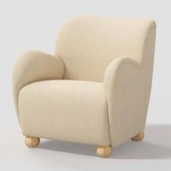 Rumi Armchair In Linen - Threshold™ -Threshold GUEST 9023c513 158a 4f5b a5bf a082f73626d8