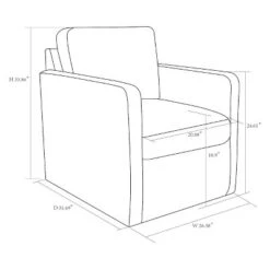Pinetops Swivel Base Accent Chair - Threshold™ -Threshold GUEST 9122e1e1 4b4a 4722 a4d8 a5610912f064