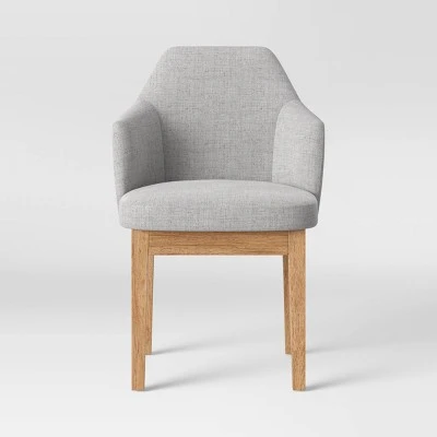 Kinston Curved Back Upholstered Dining Chair - Threshold™ 2 Kinston Curved Back Upholstered Dining Chair - Threshold™ - Image 2