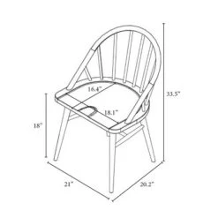2pk Adwolf Rounded Spindle Dining Chairs Black - Threshold™ 13 2pk Adwolf Rounded Spindle Dining Chairs Black - Threshold™ -Threshold GUEST 9717f7b7 7377 4009 b5b2 b90142c847de