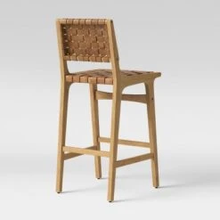 Ceylon Woven And Wood Barstool - Threshold™ -Threshold GUEST 97729f57 2dc0 4c9f 9157 318e2db4fc8f
