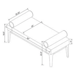 Randolph Bench With Bolster Pillows Linen - Threshold™ Designed With Studio McGee 14 Randolph Bench With Bolster Pillows Linen - Threshold™ Designed With Studio McGee -Threshold GUEST 9983e70b 7f9e 4bcf a332 1d6fe6933ce7