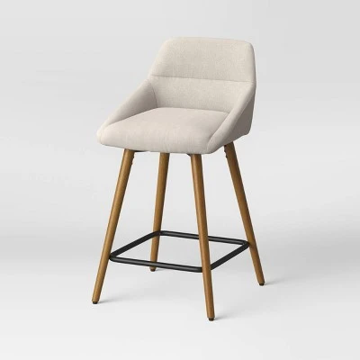 Timo Swivel Counter Height Barstool With Wood - Threshold™ 7 Timo Swivel Counter Height Barstool With Wood - Threshold™ - Image 7