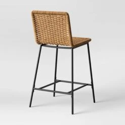Wasson Woven Metal Leg Counter Height Barstool Tan - Threshold™ 6 Wasson Woven Metal Leg Counter Height Barstool Tan - Threshold™ -Threshold GUEST 9c2c977c 3581 4935 8100 e53c15df4513