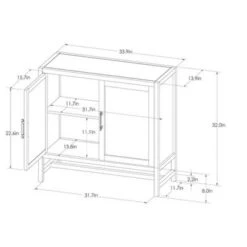 Warwick 2 Door Cabinet - Threshold™ -Threshold GUEST 9cb1ff09 369a 4ed2 bb83 dbfe75090dad