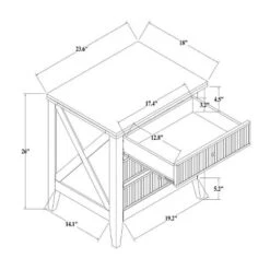 Wrentham Beadboard Farmhouse 3 Drawer Nightstand White - Threshold™ -Threshold GUEST 9d505add fcbd 4de8 a121 292451d6df68