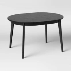 Astrid Mid-Century Round Extendable Dining Table - Threshold™ -Threshold GUEST a3470887 2c78 412a 95b9 3208c8ba9404
