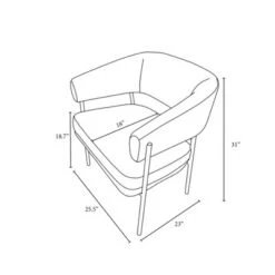 Rosemead Metal Frame And Rounded Back Faux Sherling Accent Chair Cream - Threshold™ Designed With Studio McGee -Threshold GUEST a38c3411 f2c1 48f5 a6be 9a4cd093d081