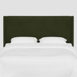 Encino Wingback Headboard In Dry Velvet - Threshold™ Designed With Studio McGee