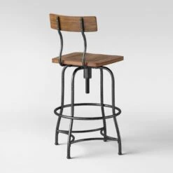 Woodsboro Adjustable Barstool Brown - Threshold™ 6 Woodsboro Adjustable Barstool Brown - Threshold™ -Threshold GUEST abdb0bde 7acc 43ee 8f86 d27ad9675953