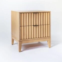 Thousand Oaks Wood Scalloped End Table With Drawers - Threshold™ Designed With Studio McGee -Threshold GUEST b1016a0e 6edf 4061 a9c6 028465971ed1