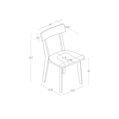 Set Of 2 Bombelli Modern Dining Chair Black - Threshold™ 5 Set Of 2 Bombelli Modern Dining Chair Black - Threshold™ - Image 5