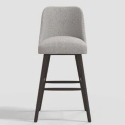 Geller Modern Textured Linen Counter Height Barstool - Threshold™ -Threshold GUEST b5f0c863 9ef6 4dbb a128 1d2e06cf64d8