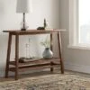 Haverhill Wood Console Table Weathered Brown - Threshold™