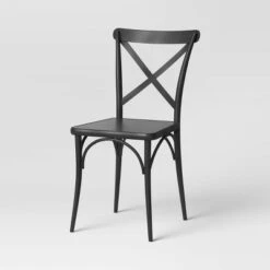 Set Of 2 Malden French Bistro Dining Chair Black - Threshold™ -Threshold GUEST b98d5729 0c98 484d 974b 0fef9dc964cb