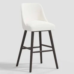 Geller Modern Textured Linen Counter Height Barstool - Threshold™ -Threshold GUEST ba8fd7c6 dc5d 4ee6 8806 a6e46213f2c3