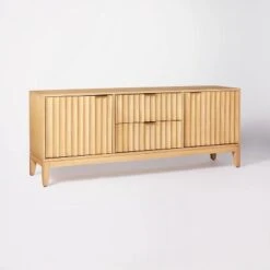 Thousand Oaks Wood Scalloped TV Stand For TVs Up To 60" - Threshold™ Designed With Studio McGee -Threshold GUEST bab6365e 5801 4762 be7e 6bd520bc9504