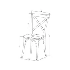 Set Of 2 Malden French Bistro Dining Chair Black - Threshold™ -Threshold GUEST be93dcf6 6a27 4d9e 83a8 3927be01d462