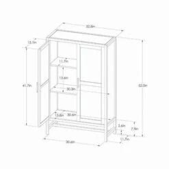 Warwick Library Cabinet - Threshold™ -Threshold GUEST c108abad 74b2 4ce5 9fd7 1f335c09cf11
