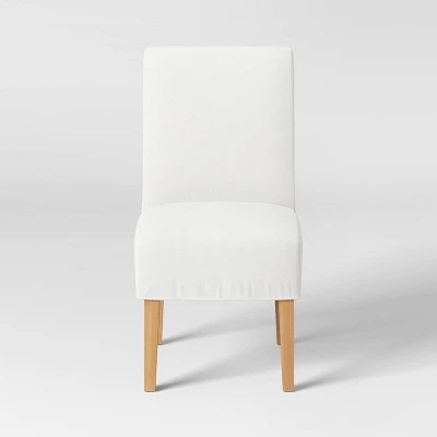 Mirage Slipcover Dining Chair Cream - Threshold™ 2 Mirage Slipcover Dining Chair Cream - Threshold™ - Image 2