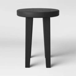 Woodland Carved Wood Accent Table - Black - Threshold™ -Threshold GUEST c81a09d3 1741 4f8f 8822 8ba23599b9d6