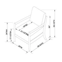 Park Valley Ladder Back Wood Arm Accent Chair - Threshold™ Designed With Studio McGee -Threshold GUEST ce32bc3c bd47 42a8 bac8 4fae9f0aa812