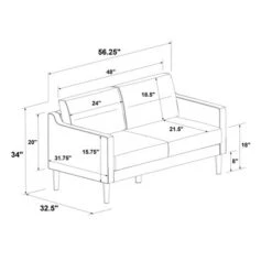 Lyndhurst Loveseat - Threshold™ -Threshold GUEST d040af52 edae 4aec 8521 b20275627029