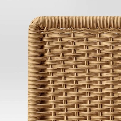 Wasson Woven Metal Leg Counter Height Barstool Tan - Threshold™ 4 Wasson Woven Metal Leg Counter Height Barstool Tan - Threshold™ - Image 4