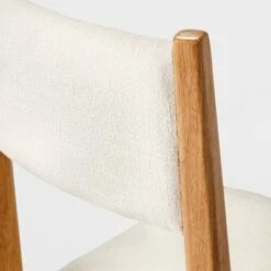 2pk Yalecrest Upholstered Seat And Back With Wood Frame Counter Height Barstools Cream/Natural - Threshold™ Designed With Studio McGee -Threshold GUEST d3ac8616 b552 4a5e 8b03 5c1856685f97