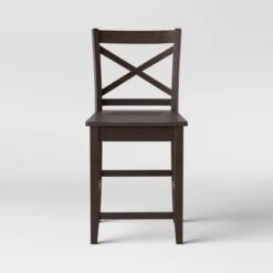 24" Carey Hardwood Counter Height Barstool - Threshold™ -Threshold GUEST d6f9e6e6 80b7 4360 a796 9971afc0f559