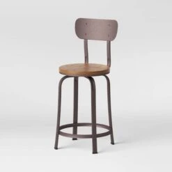 Dakota Swivel Wood Seat Barstool With Adjustable Legs Metal - Threshold™ 9 Dakota Swivel Wood Seat Barstool With Adjustable Legs Metal - Threshold™ -Threshold GUEST d8b73f86 06aa 4e7a 8046 28016b4e06ed