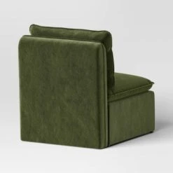 Haven Velvet Modular French Seam Sofa Chair Dark Green - Threshold™ 6 Haven Velvet Modular French Seam Sofa Chair Dark Green - Threshold™ -Threshold GUEST db0036a6 d5c7 4235 8cdb 3f004594e8ef