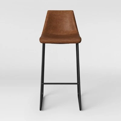 Bowden Faux Leather Barstool - Threshold™ 6 Bowden Faux Leather Barstool - Threshold™ - Image 6