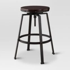 Lewiston Adjustable Swivel Barstool - Threshold -Threshold GUEST e8c80e44 b156 4dab 97d8 73bd44ac4a60