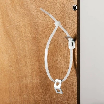 Promontory Sliding Glass TV Stand - Threshold™ Designed With Studio McGee 4 Promontory Sliding Glass TV Stand - Threshold™ Designed With Studio McGee - Image 4