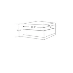 Woodland Hills Modular Sectional Ottoman Light Gray - Threshold™ Designed With Studio McGee -Threshold GUEST eac5334a b09b 4949 b0db d83136b960e1