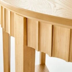 Thousand Oaks Wood Scalloped Demilune Console Table - Threshold™ Designed With Studio McGee -Threshold GUEST eb35aaa8 f7c8 4881 b5d1 f85e53b2ca90