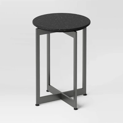 Marble Accent Table Black - Threshold™ 2 Marble Accent Table Black - Threshold™ - Image 2