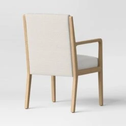 Esters Wood Arm Dining Chair Cream/Natural Wood - Threshold™ 7 Esters Wood Arm Dining Chair Cream/Natural Wood - Threshold™ -Threshold GUEST f34c8f13 0a96 4cd0 bd26 c14782ac8737