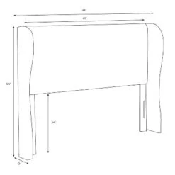 Tufted Woven Upholstered Wingback Headboard - Skyline Furniture -Threshold GUEST f47c524d 5a84 41dd 83e3 67b08377f580
