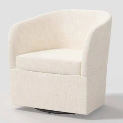 Rhea Swivel Chair In Linen - Threshold™ -Threshold GUEST f50082cd f8a3 4a9b a827 28be80222cee