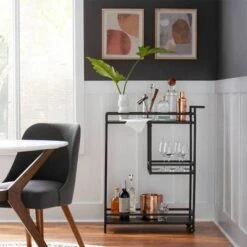 42" Emmond Mid-Century Modern Round Dining Table Natural/White - Threshold™ -Threshold GUEST f66c8685 92f0 4435 9e3f 60448db518a9