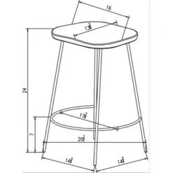 Metal Base Counter Height Barstools With Wood Seat Brown - Threshold™ Designed With Studio McGee 9 Metal Base Counter Height Barstools With Wood Seat Brown - Threshold™ Designed With Studio McGee -Threshold GUEST fc6ba567 7d0a 4f6c a2d1 6fb42b1cfa64