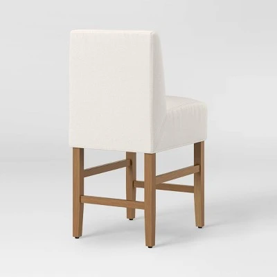Mirage Slipcover Counter Height Barstool Cream - Threshold™ 3 Mirage Slipcover Counter Height Barstool Cream - Threshold™ - Image 3