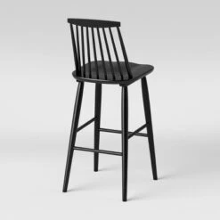Harwich High Back Windsor Barstool Black - Threshold™ -Threshold GUEST fce15d49 3701 4c7f 9111 5c3e5a177a44